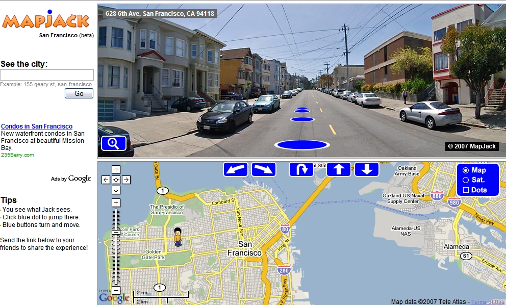 MapJack: More Street Imagery « Screenwerk